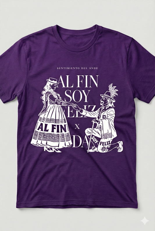 Polo IMOOHS x SDA - Al fin soy feliz (mora) - 001