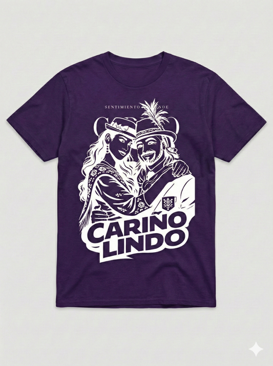 Polo morado Cariño Lindo - enaMORAsda