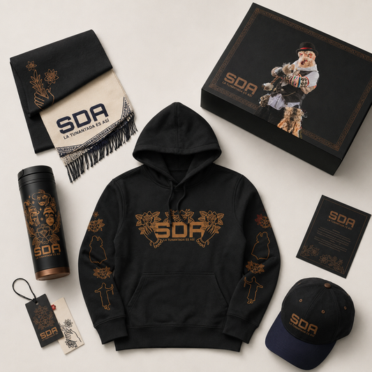 Sudadera La Tunantada es Así - texto dorado